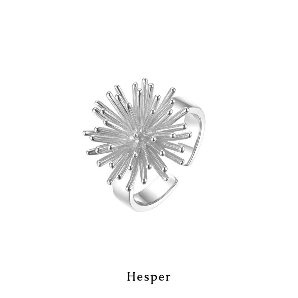 HESPER "Floréal" Collection Sterling Silver Firework Ring
